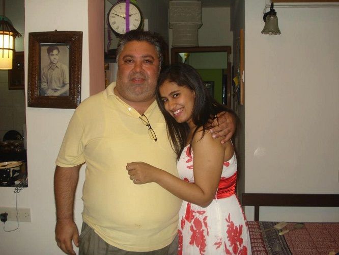 Seema Pahwa's Husband and Daughter