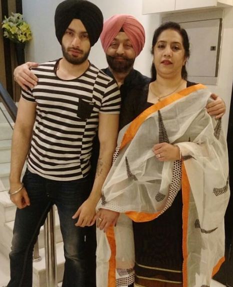 Shehzad Deol with his parents