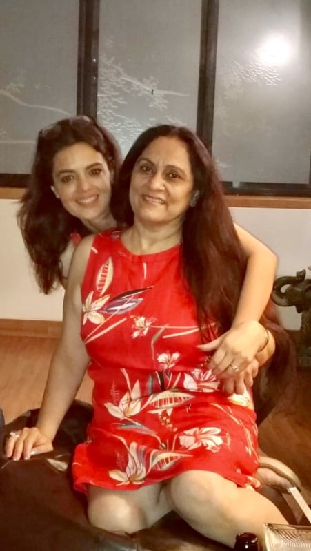 Shweta Agarwal with her mother Nilu Agarwal