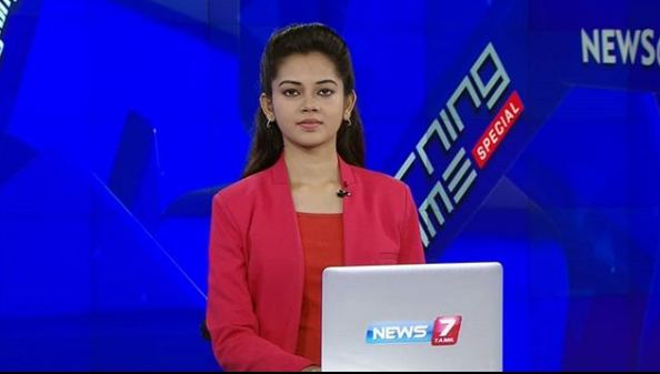 Anitha Sampath in News 7 Tamil