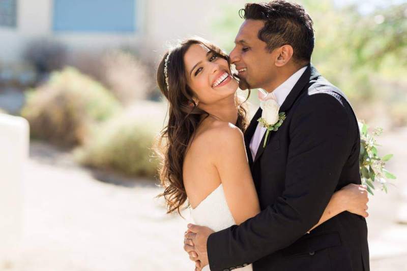 Ravi Patel's marriage picture with wife Mahaley Patel