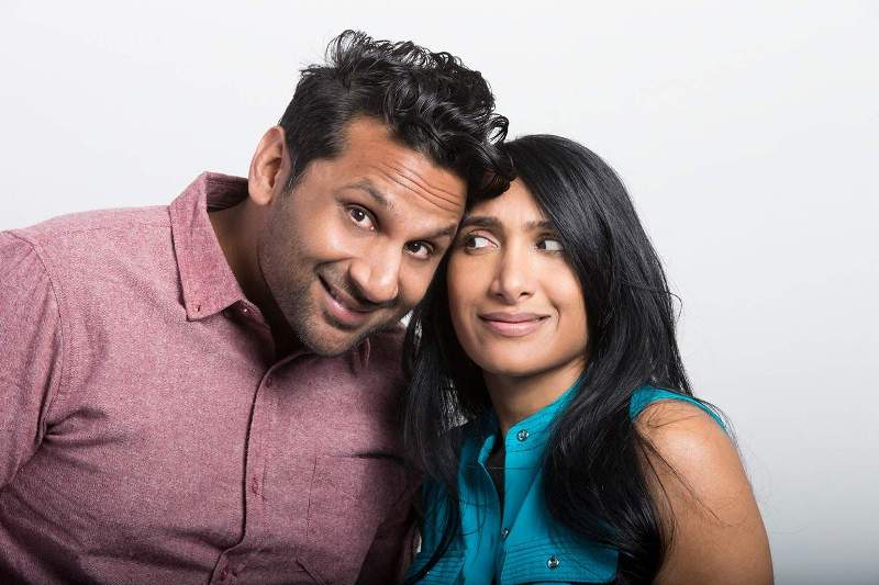 Ravi Patel with his sister Geeta Patel