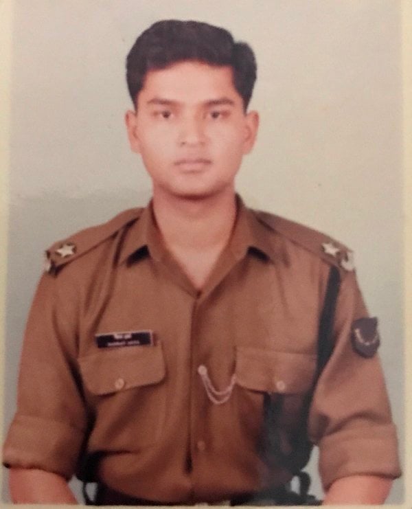Second Lieutenant Gaurav Arya's picture from 1994