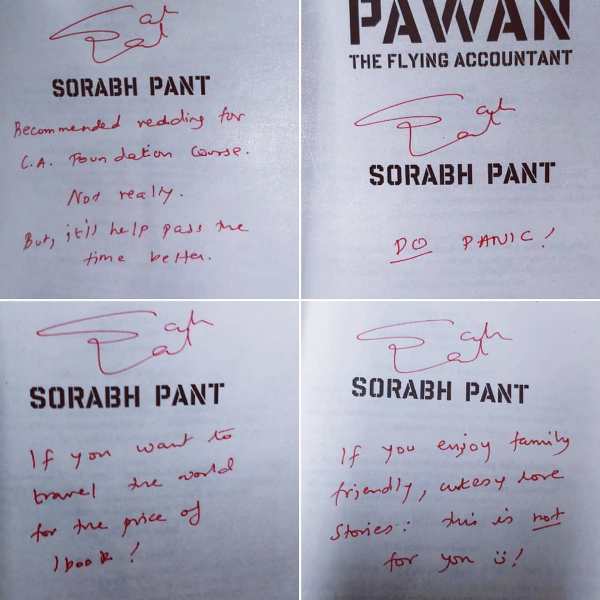 Sorabh Pant's autograph