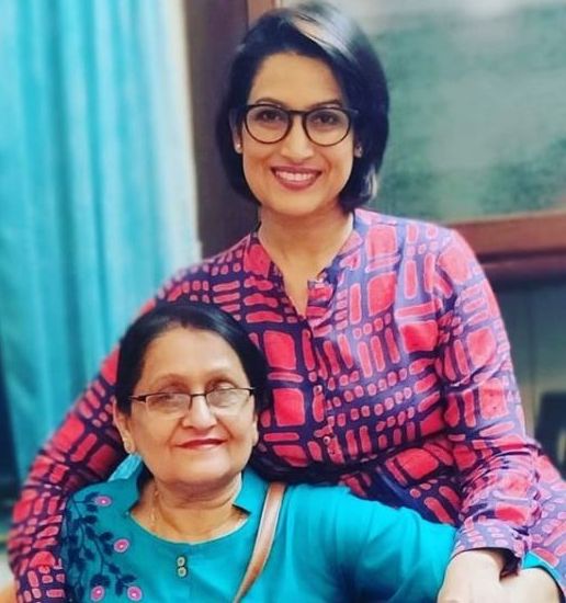 Swati Kumari with her mother