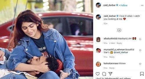 Zaid Darbar With His Rumoured Ex-Girlfriend