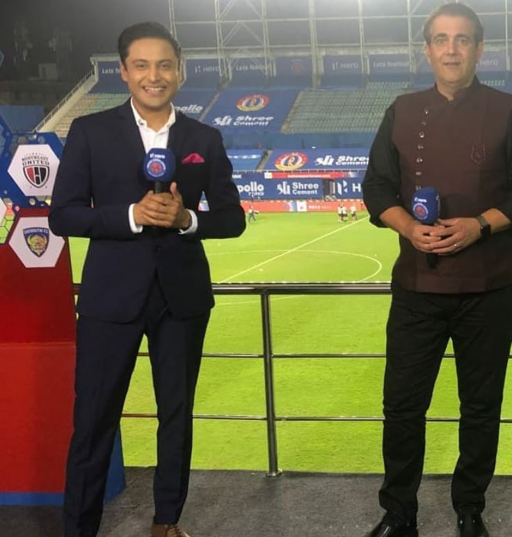 Anant Tyagi as a Sports Commentator