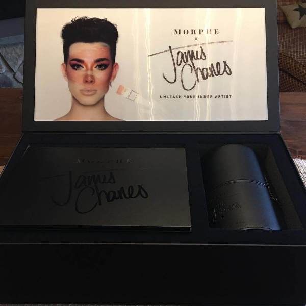 Eye palette launched by Morphe in collaboration with James Charles