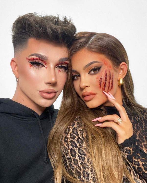 James Charles with Kylie Jenner