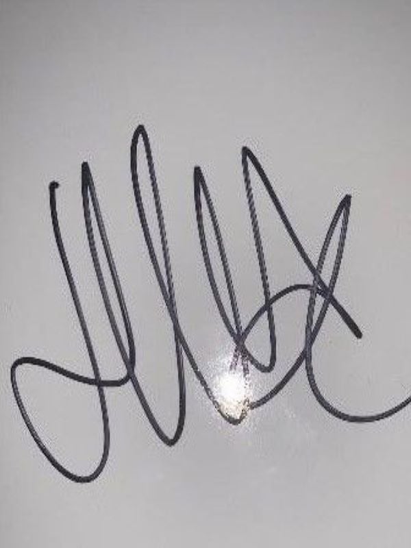 Jeffree Star's signature
