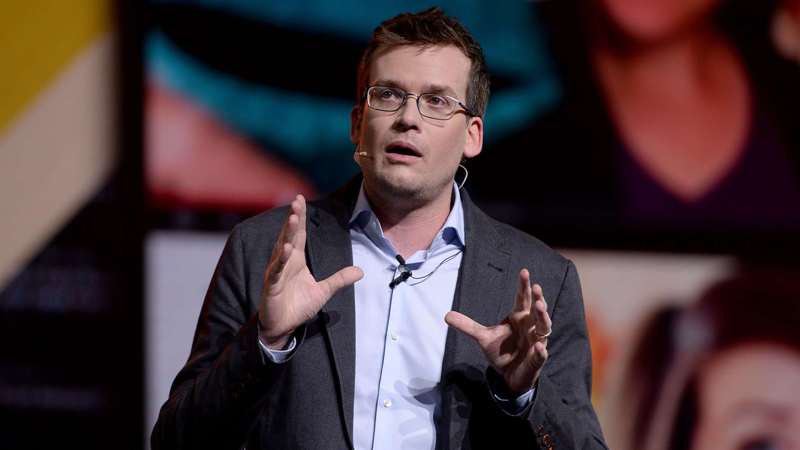 John Green in a conference.