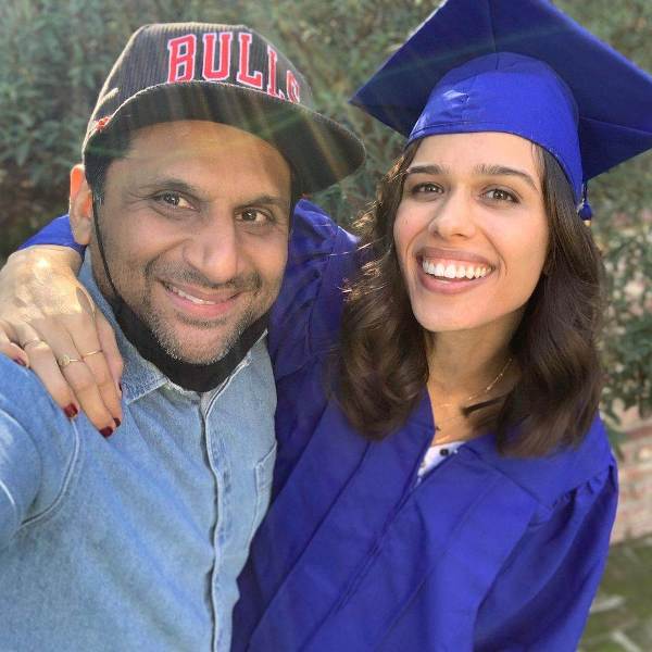 Ravi Patel with his wife Mahaley Patel