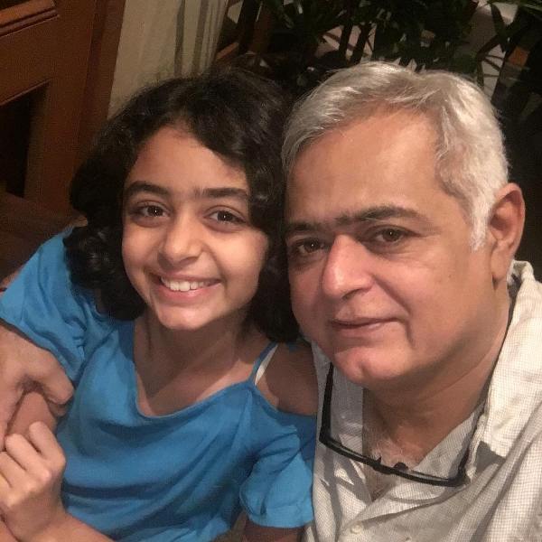 Hansal Mehta with his daughter Kimaya