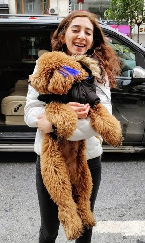 Kritika Avasthi with her pet dog