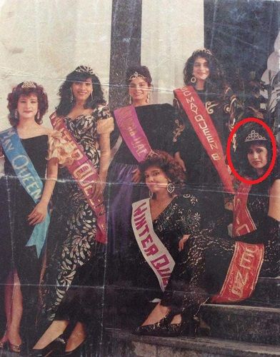 Malvika Sitlani's mother in a beauty pageant