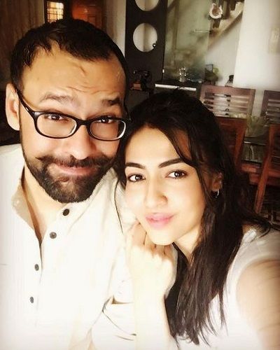 Nidhi Seth with her brother
