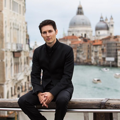 Pavel Durov in Venezia, Italy during a vacation