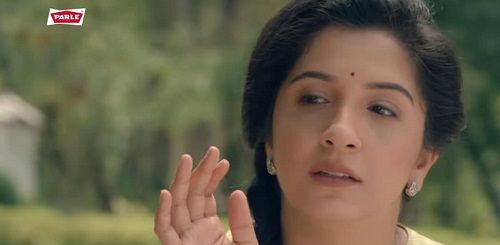 Snehlata Vasaikar in a TV commercial