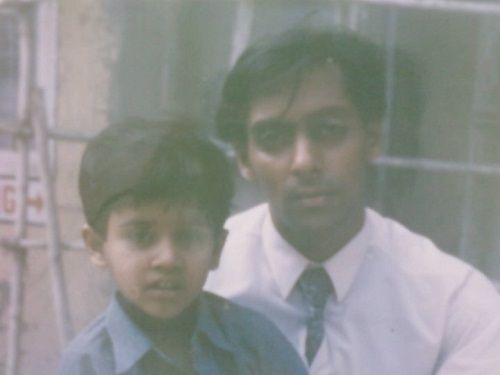 Karan Khanna's childhood picture with Salman Khan