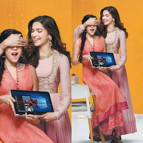 Radhika Seth in a TV advertisement