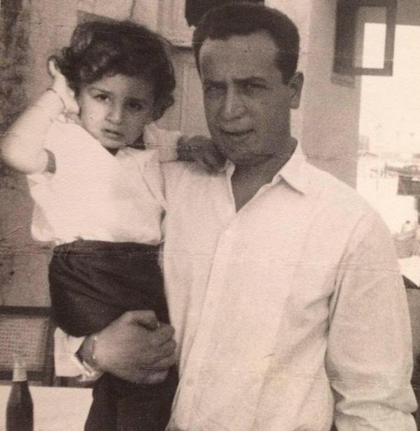 Sanjiv Bhasin with his father