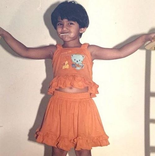 Santoshi Shetty's childhood picture
