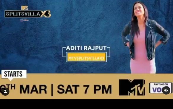 Aditi Rajput as a contestant of MTV Splitsvilla 13