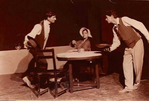 Anup Soni (right) performing in a play in National School of Drama