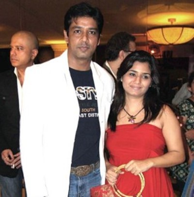Anup Soni with his ex-wife, Ritu Soni