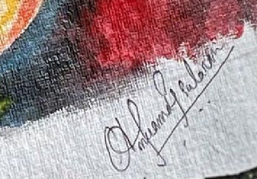 Anupama Parameswaran's signature