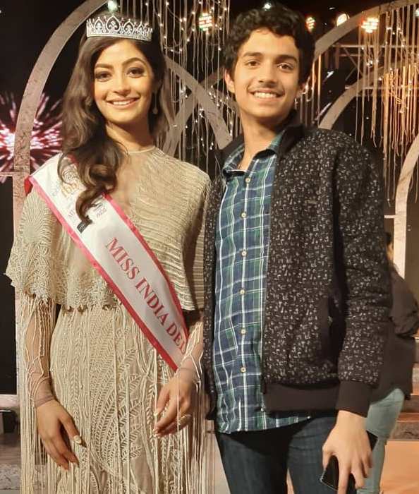 Mansi Sehgal with her brother