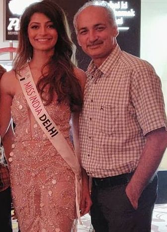 Mansi Sehgal with her father