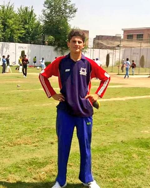 Shaheen Afridi at his first ever cricket selection trial in 2015