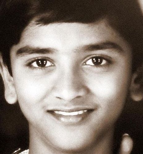 Shamanth Gowda's childhood picture