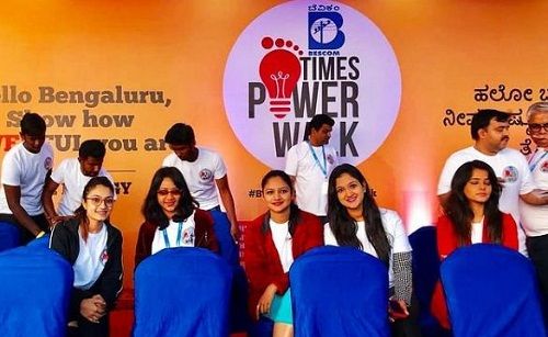 Vaishnavi Gowda in a promotional event of Times Power Week