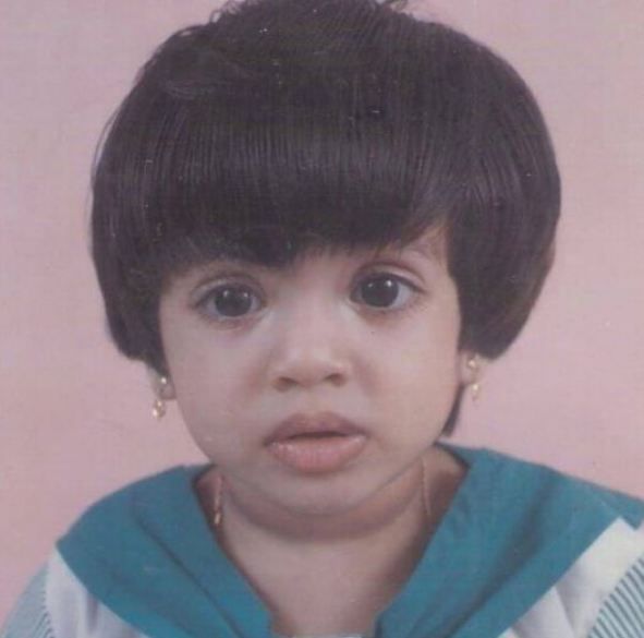 Veena Nandakumar's Childhood Picture