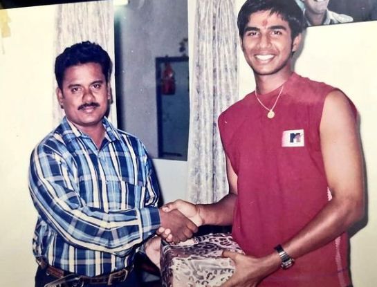 Vishnu Vishal as a Under--19 cricketer