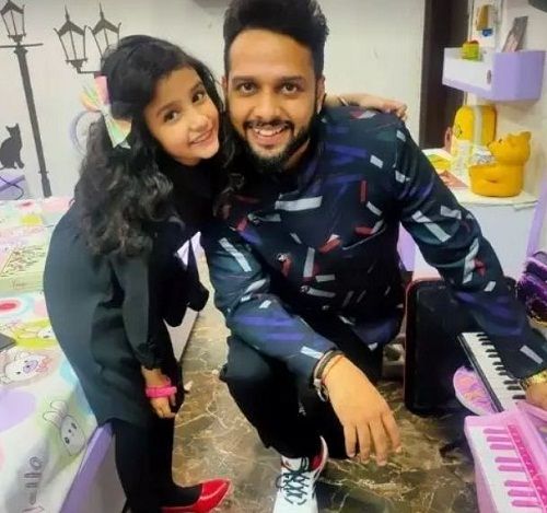 Inayat Verma with her father