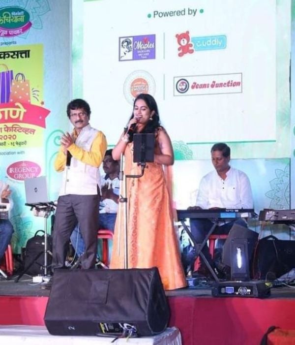 Sayli Kamble performing in a show