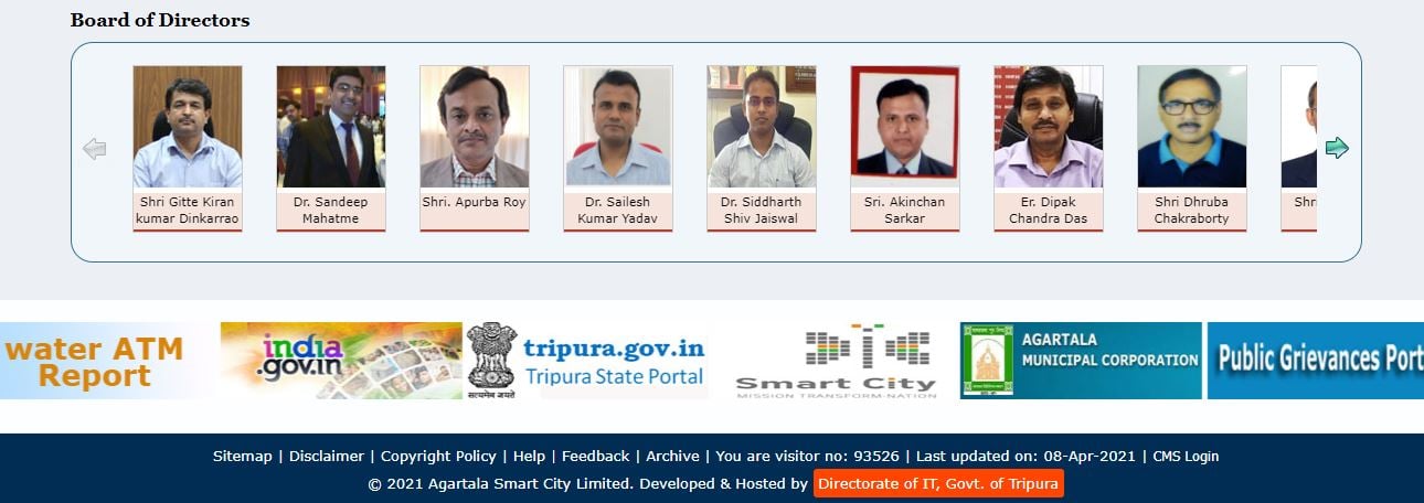 Shailesh Kumar Yadav as the Board of Director of Agartala Smart City Limited