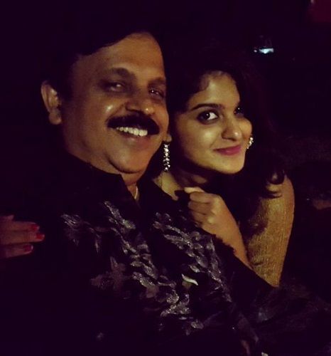 Vyjayanthi Adiga and her father