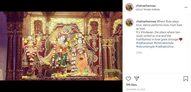 Chetna Sharma's Instagram post