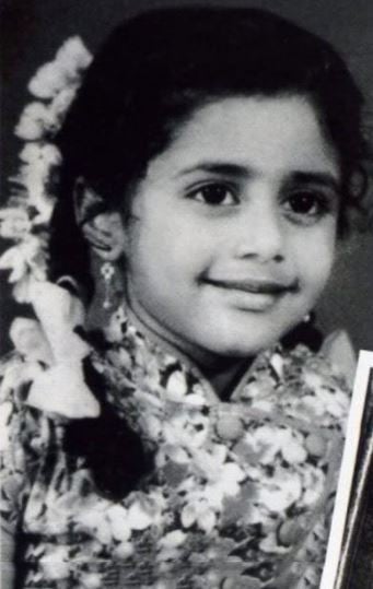 Childhood Photo of Smita Patil