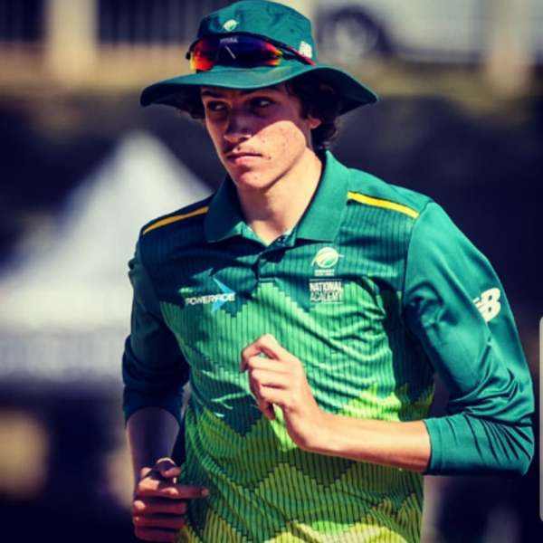 Marco Jansen for South Africa U-19