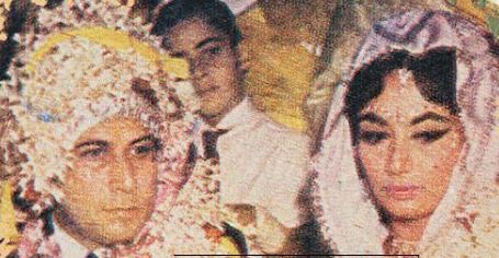 Marriage picture of Sadhana and R K Nayyar