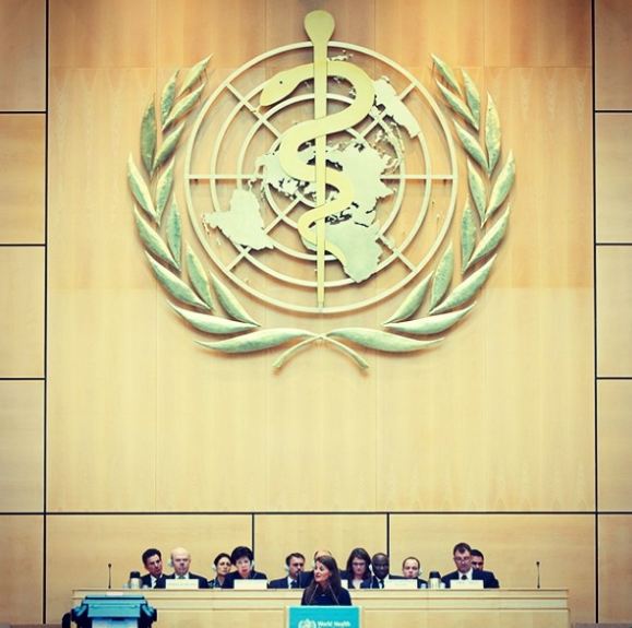 Melinda Gates at World Health Assembly in Geneva