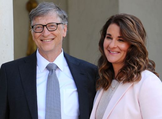 Melinda Gates with Bill Gates