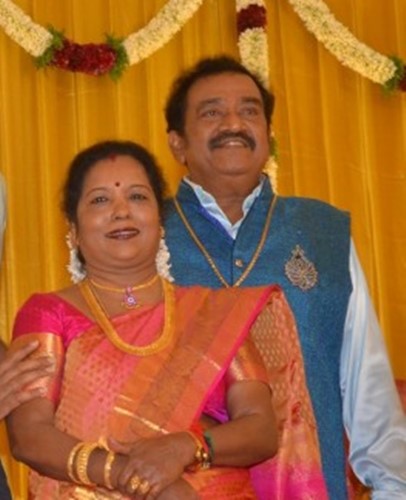 Pandu with his wife, Kumudha