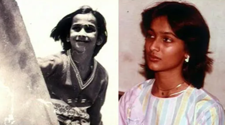A childhood photo of Madhu Sapre
