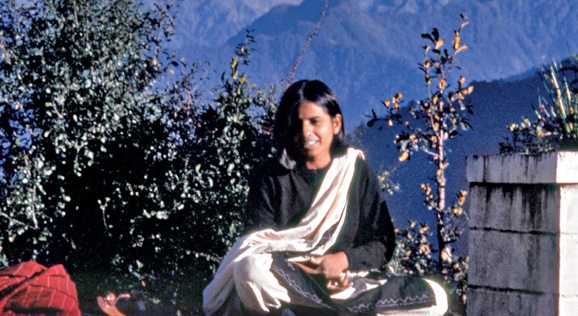 Young Sunita Narain, fresh out of school, in the Himalayas in 1980